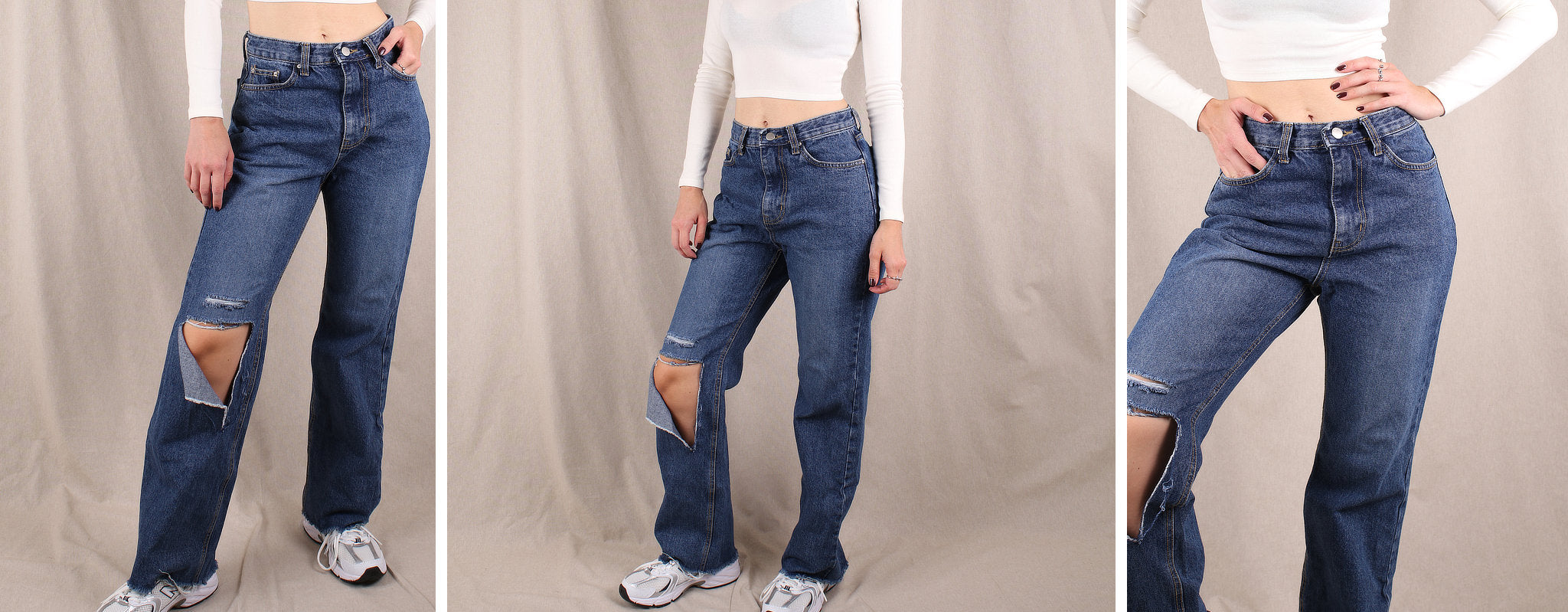 STRAIGHT & WIDE JEANS